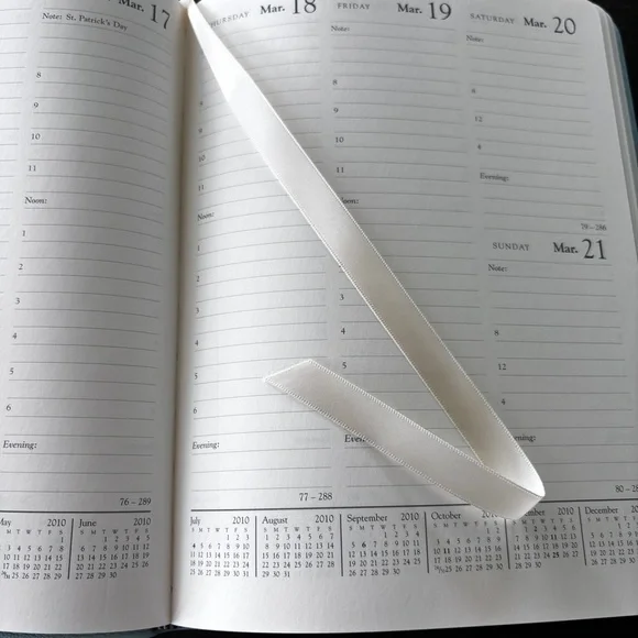 Tiffany & Co. Blue 2010 planner with box never used nostalgia luxury - Picture 5 of 11